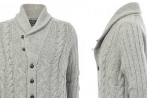 Hackett Chunky Cable Knit Cardigan
