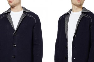 Maison Martin Margiela Open Stitch Wool-Blend Cardigan