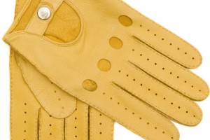 Vivienne Westwood Yellow Driving Gloves