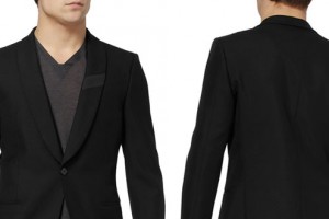 Simon Spurr Shawl-Collar Wool-Blend Blazer