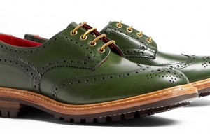 Tricker’s Green Commando Brogue Bourton Shoes