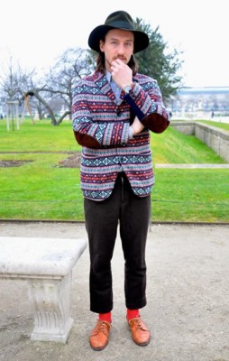 Isaac Larose, Photographed in Paris<br/> Click Photo To See More