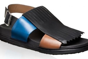 Marni Fussbett Leather Sandals